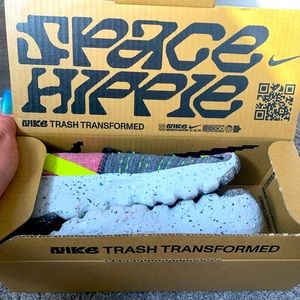 Women’s size 7 Nike Space Hippie originally $130.